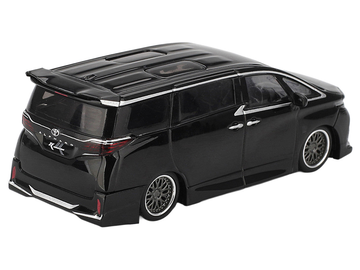 Toyota Alphard 40 KUHL Van RHD (Right Hand Drive) Black Limited Edition 1/64 Diecast Model Car by Mini GT LuxuryLifeWay Online Store