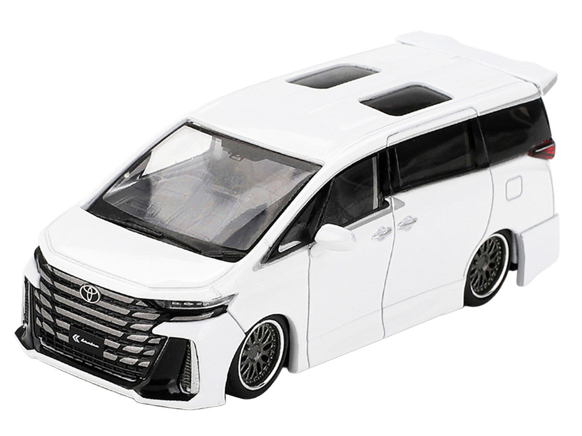 Toyota Vellfire 40 KUHL Van White Metallic Limited Edition 1/64 Die Cast Model Car by Mini GT LuxuryLifeWay Online Store