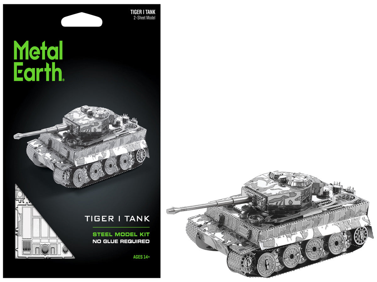 Model Kit German Tiger I Tank (Moderate Difficulty) Steel Model by Metal Earth LuxuryLifeWay Online Store