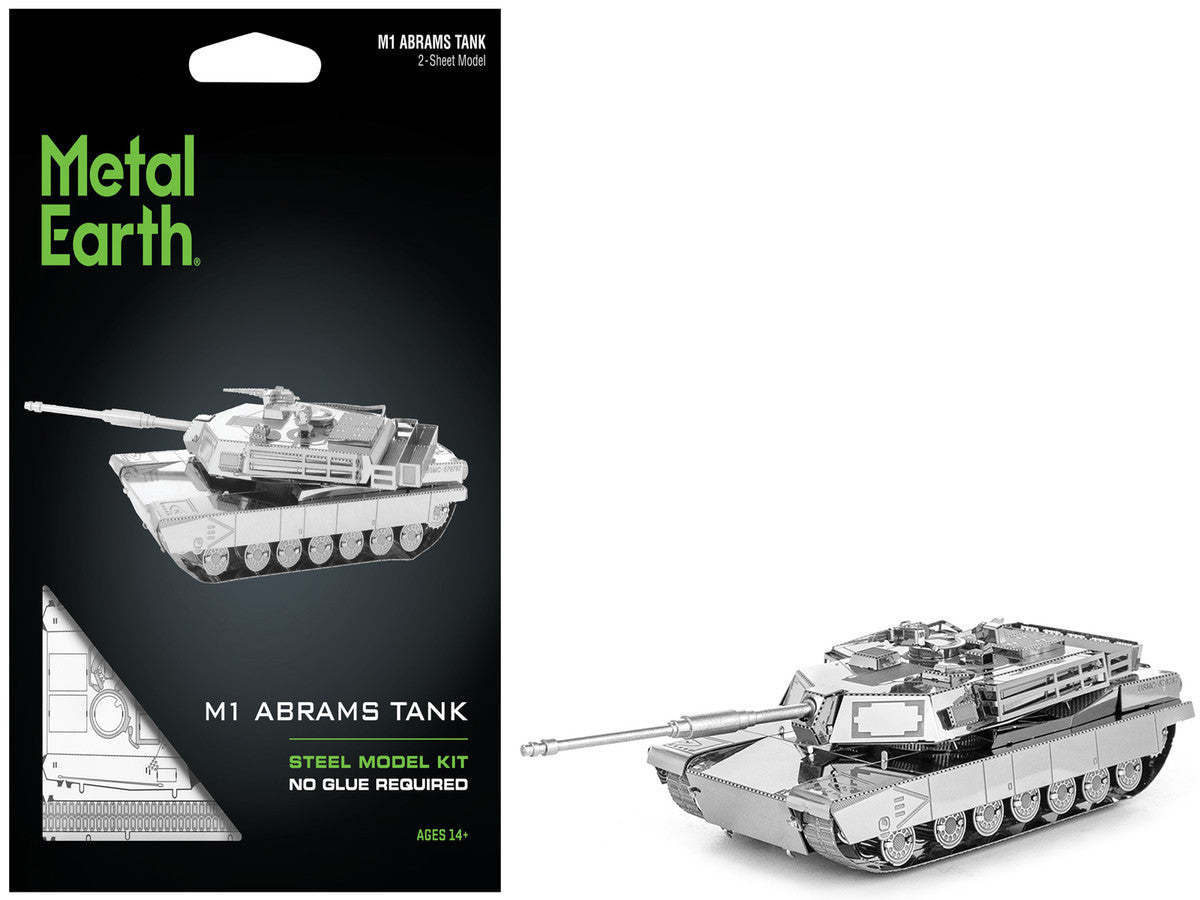 Model Kit American M1 Abrams Tank (Moderate Difficulty) Steel Model by Metal Earth LuxuryLifeWay Online Store