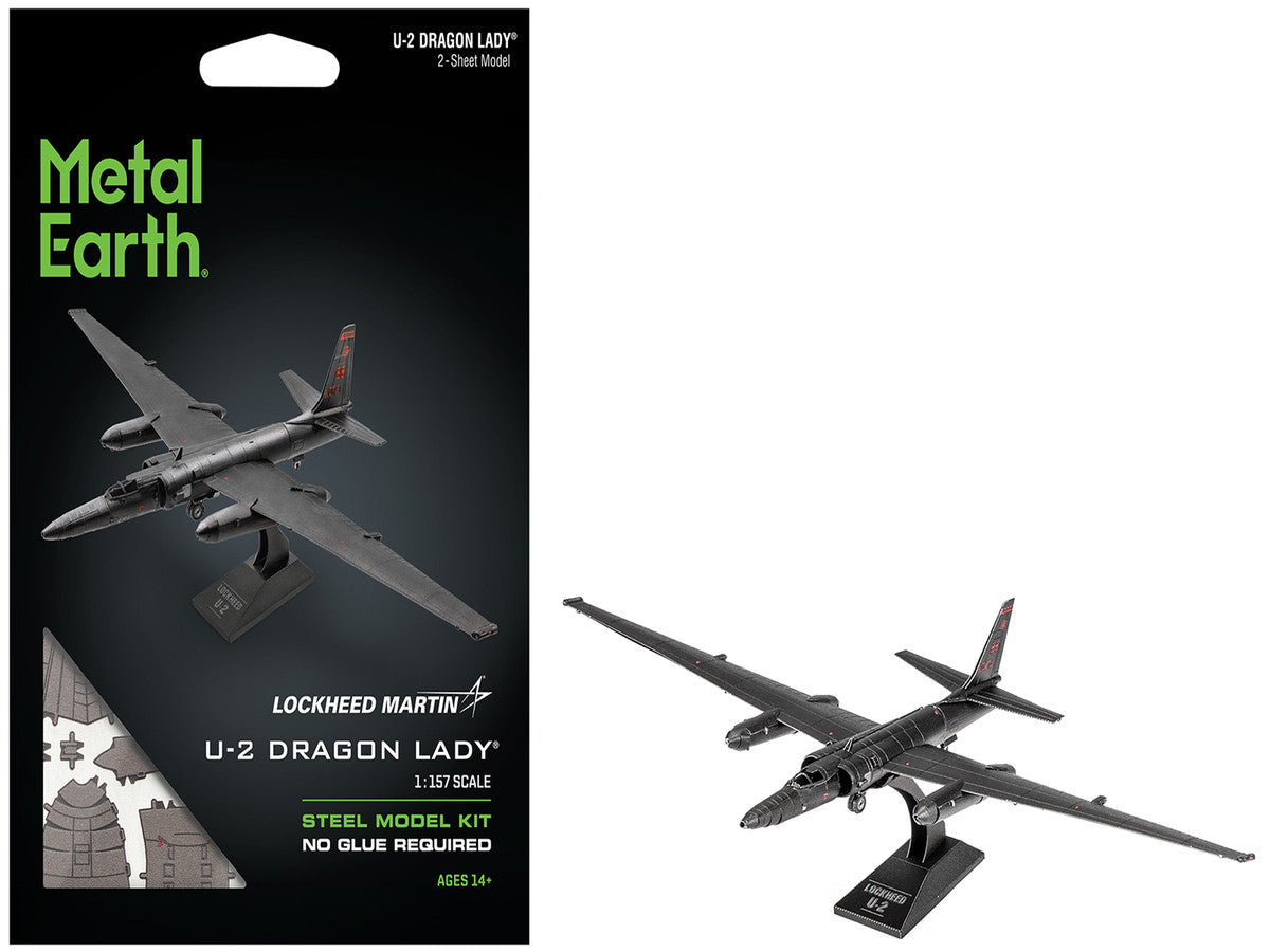 Model Kit Lockheed Martin U-2 Dragon Lady Aircraft "United States Air Force" (Moderate Difficulty) Steel Model by Metal Earth LuxuryLifeWay Online Store