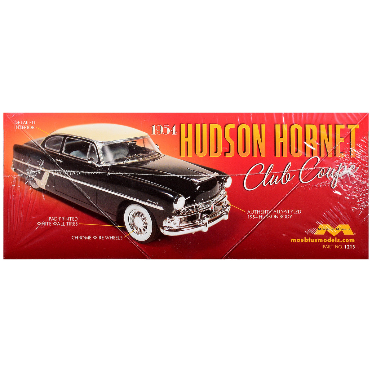 Skill 3 Model Kit 1954 Hudson Hornet Coupe 1/25 Scale Model by Moebius LuxuryLifeWay Online Store