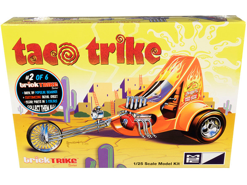 Skill 2 Model Kit Taco Trike "Trick Trikes" Series 1/25 Scale Model by MPC LuxuryLifeWay Online Store