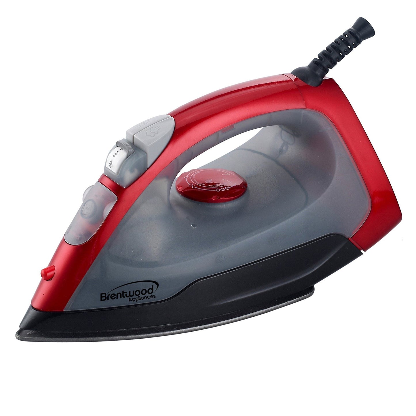 Brentwood Full Size Steam / Spray / Dry Iron in Red and Gray LuxuryLifeWay Online Store