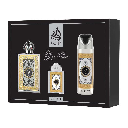 Lattafa Pride King Of Arabia 3 Piece Gift Set LuxuryLifeWay Online Store