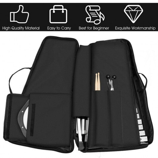 30 Notes Percussion with Practice Pad Mallets Sticks Stand LuxuryLifeWay Online Store