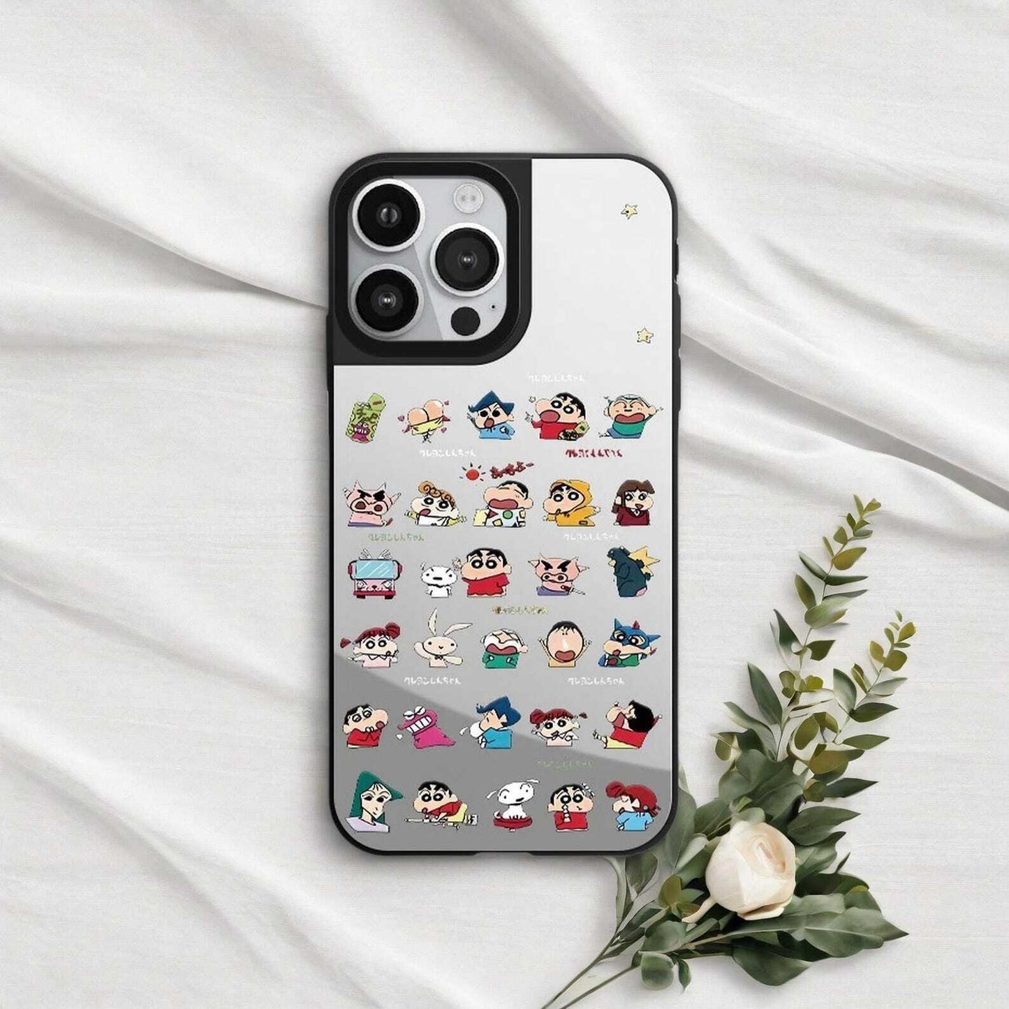 Anime Shin Mirror phone Case for iPhone 16 15 14 13 12 Pro Max Plus LuxuryLifeWay Online Store