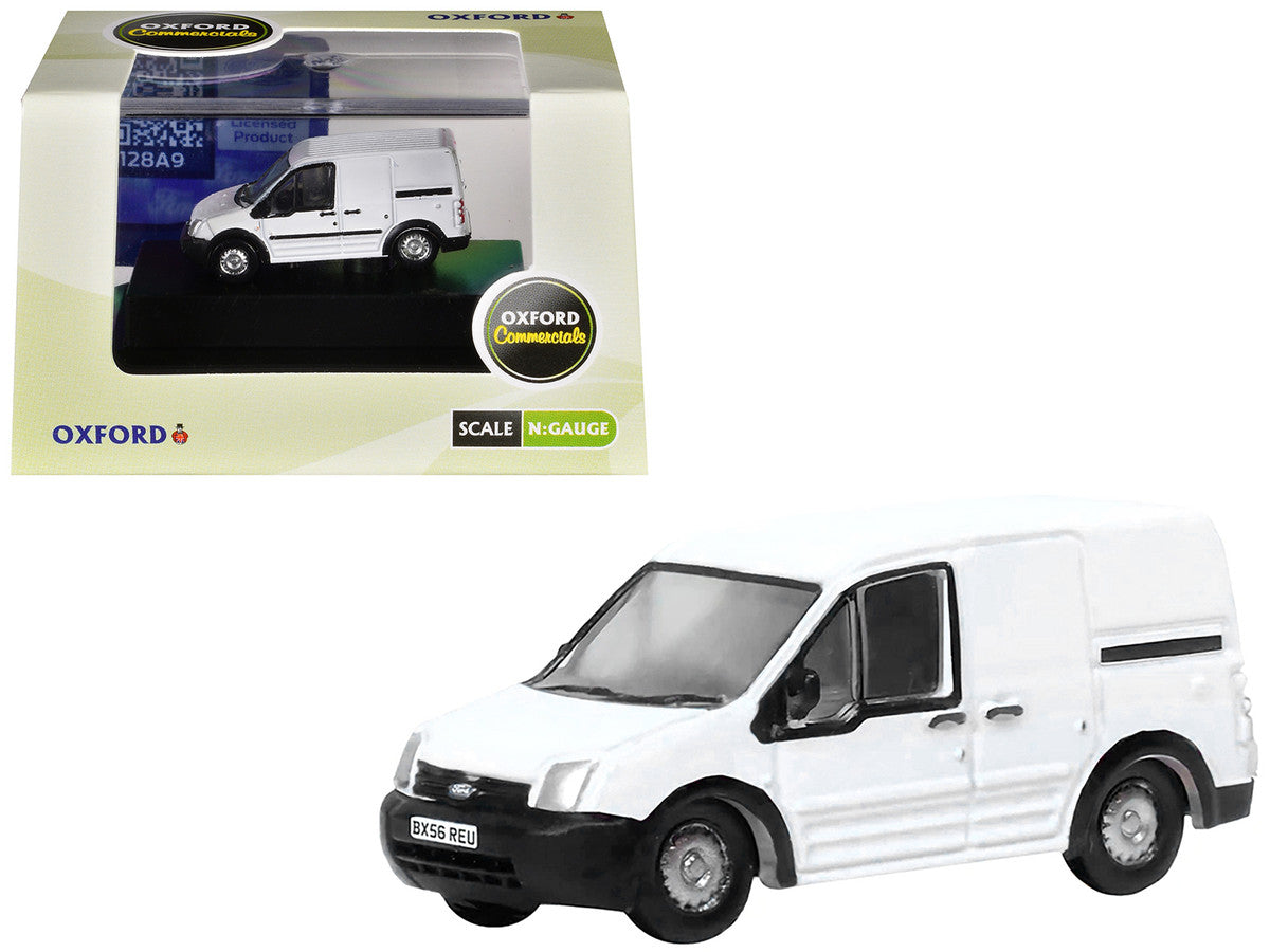 Ford Transit Connect Van RHD (Right Hand Drive) Frozen White 1/148 (N) Scale Diecast Model Car by Oxford Diecast LuxuryLifeWay Online Store