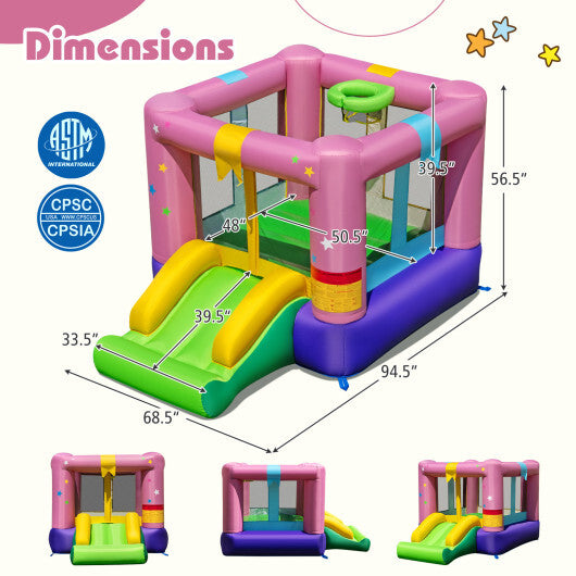 Inflatable Bounce House with Jumping Area for Indoor Outdoor Party LuxuryLifeWay Online Store