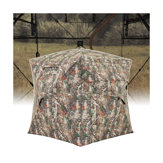 360 One Way See Through Hunting Blind Ground Blind with Portable Carrying Bag LuxuryLifeWay Online Store