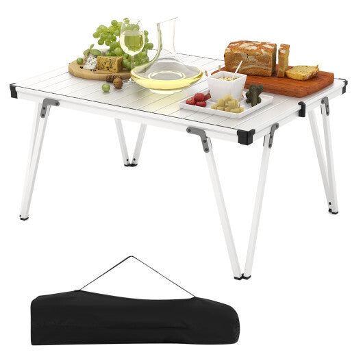 Folding Camping Table Picnic Table with Storage Bag and Waterproof Desktop-Brown LuxuryLifeWay Online Store