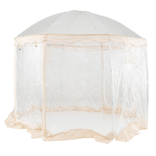 Pop Up Bubble Tent 10x10 FT for 8-10 People Weatherproof Pod with 540 Panoramic Clear PVC LuxuryLifeWay Online Store