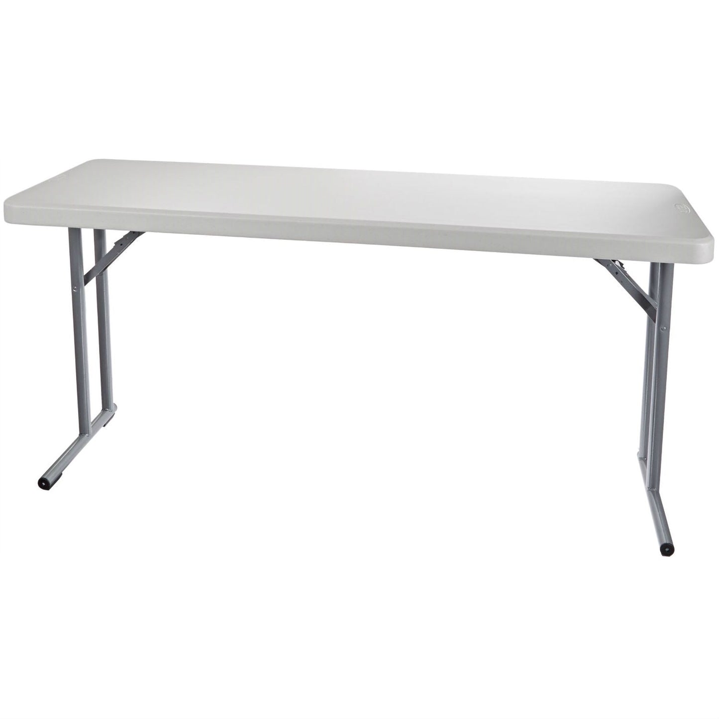 Steel Frame Rectangular Folding Table with Speckled Gray Top LuxuryLifeWay Online Store