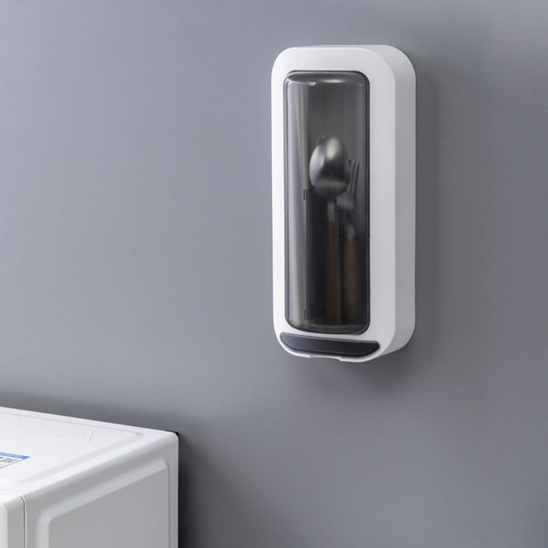 Punch-free Wall-mounted Drain Chopstick Holder