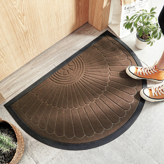 Retro Semicircle Anti-slip Floor Mat