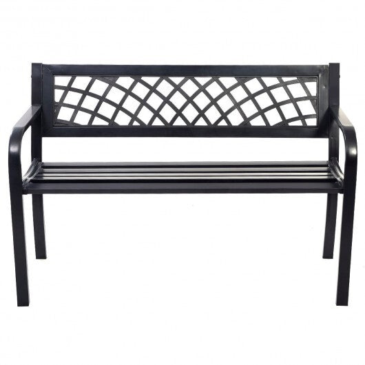 Bench Deck with Steel Frame for outdoor LuxuryLifeWay Online Store