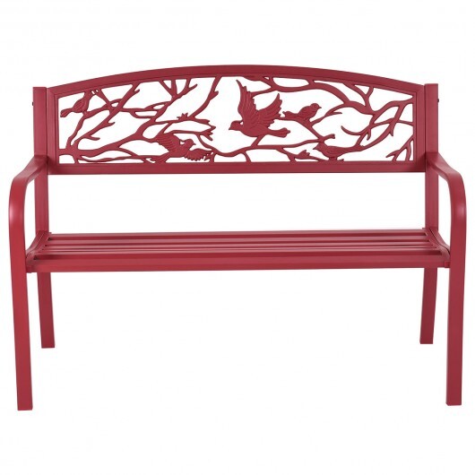 Patio Garden Bench Park Yard Outdoor Furniture LuxuryLifeWay Online Store