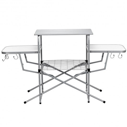 Foldable Outdoor BBQ Table Grilling Stand LuxuryLifeWay Online Store