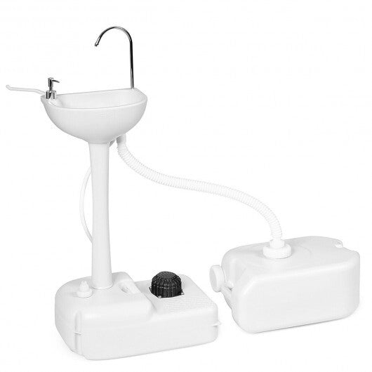 Camping Hand Wash Station Basin Stand with 4.5 Gallon Tank LuxuryLifeWay Online Store