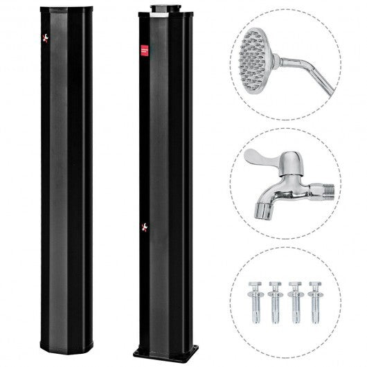 7.2 Feet Adjustable Outdoor Solar Heating Shower Head LuxuryLifeWay Online Store