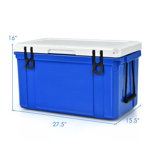 58 Quart Leak-Proof Portable Cooler Ice Box for Camping-Blue LuxuryLifeWay Online Store