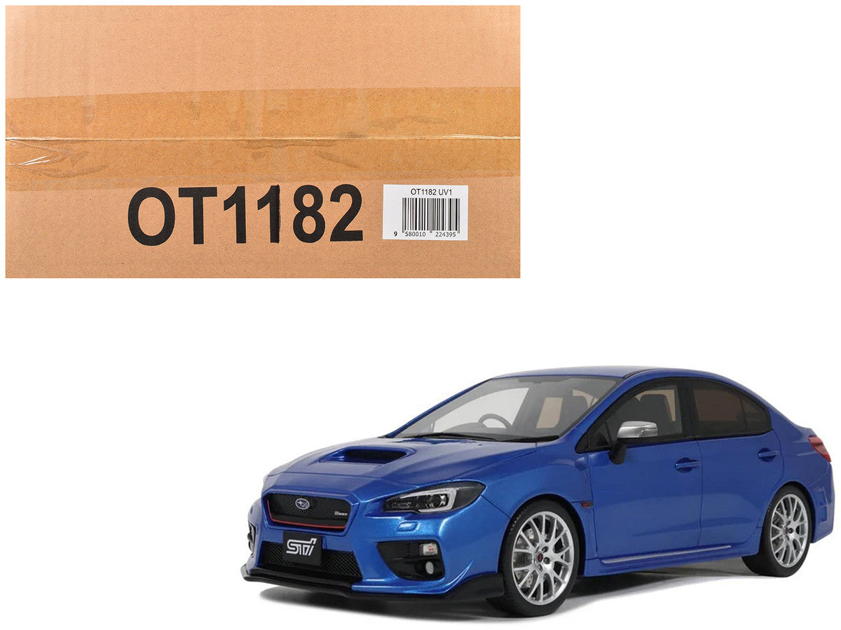 2015 Subaru WRX Sti S207 RHD (Right Hand Drive) Blue Pearl Metallic Limited Edition to 2000 pieces Worldwide 1/18 Model Car by Otto Mobile LuxuryLifeWay Online Store