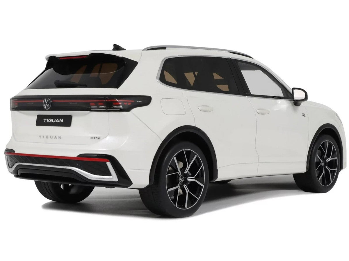 2024 Volkswagen Tiguan E Tsi R-Line Oryx White Pearl Limited Edition to 999 pieces Worldwide 1/18 Model Car by Otto Mobile LuxuryLifeWay Online Store