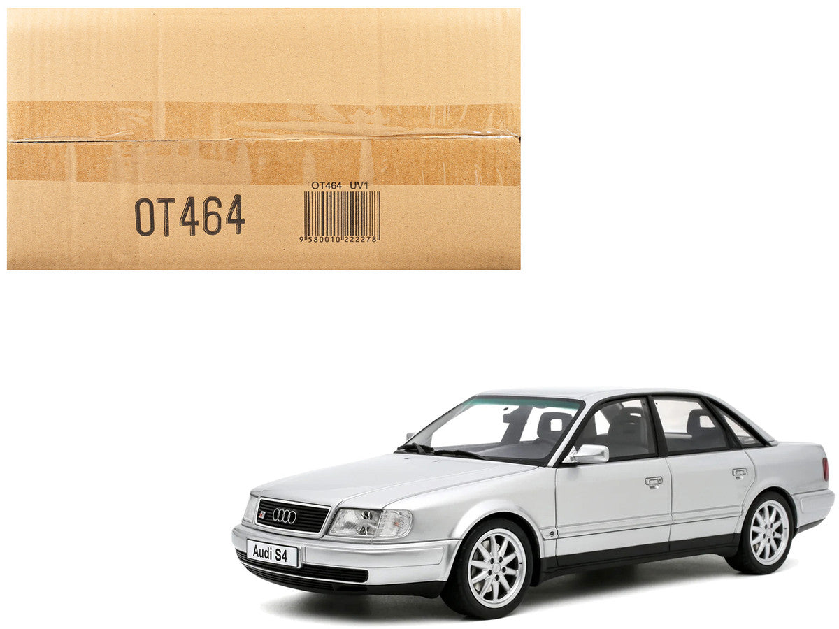 Audi S4 (C4) 4.2 V8 Crystal Silver Metallic Limited Edition to 2000 pieces Worldwide 1/18 Model Car by Otto Mobile LuxuryLifeWay Online Store