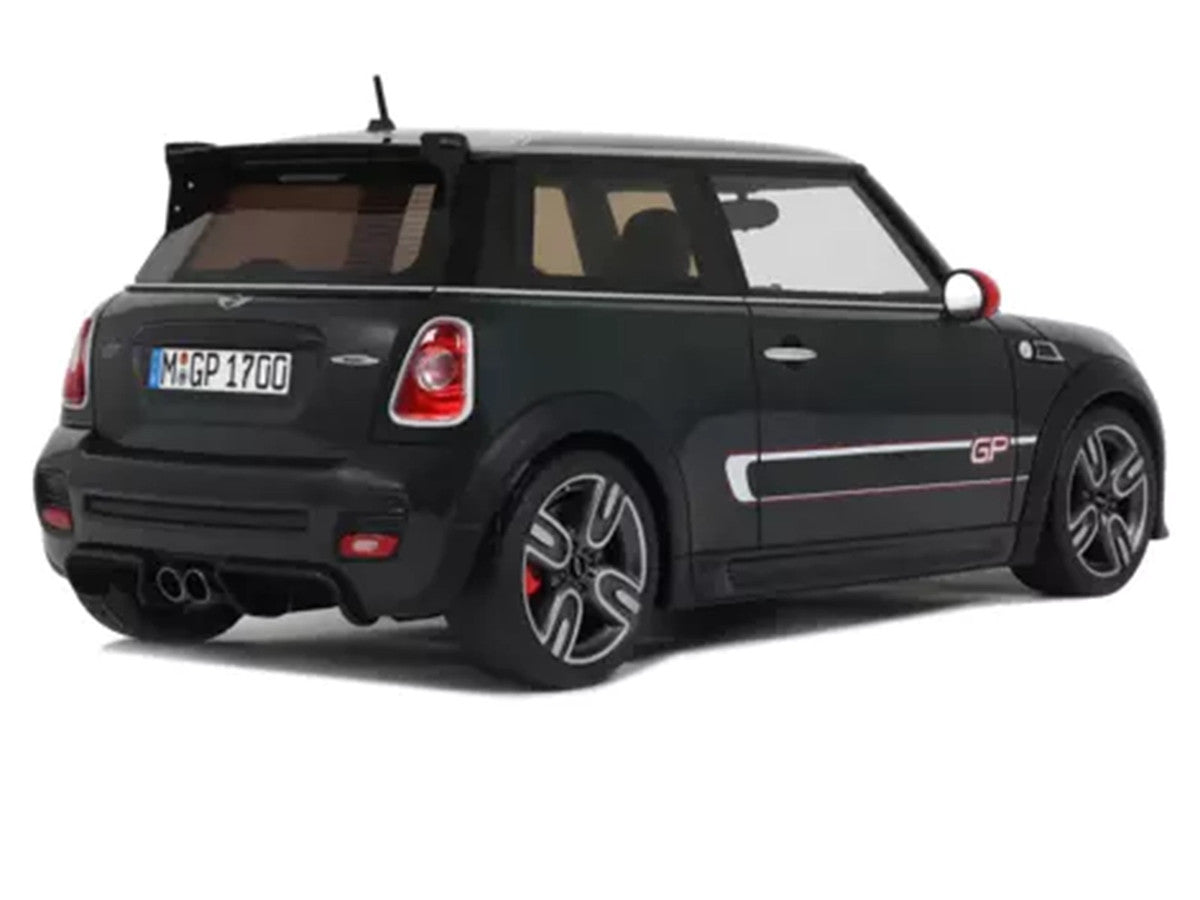2012 Mini JCW GP2 R56 Thunder Gray Metallic with Light Gray Top Limited Edition to 2000 pieces Worldwide 1/18 Model Car by Otto Mobile LuxuryLifeWay Online Store