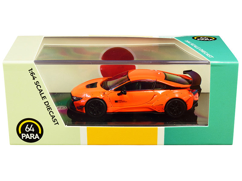 BMW i8 Liberty Walk Orange 1/64 Diecast Model Car by Paragon LuxuryLifeWay Online Store
