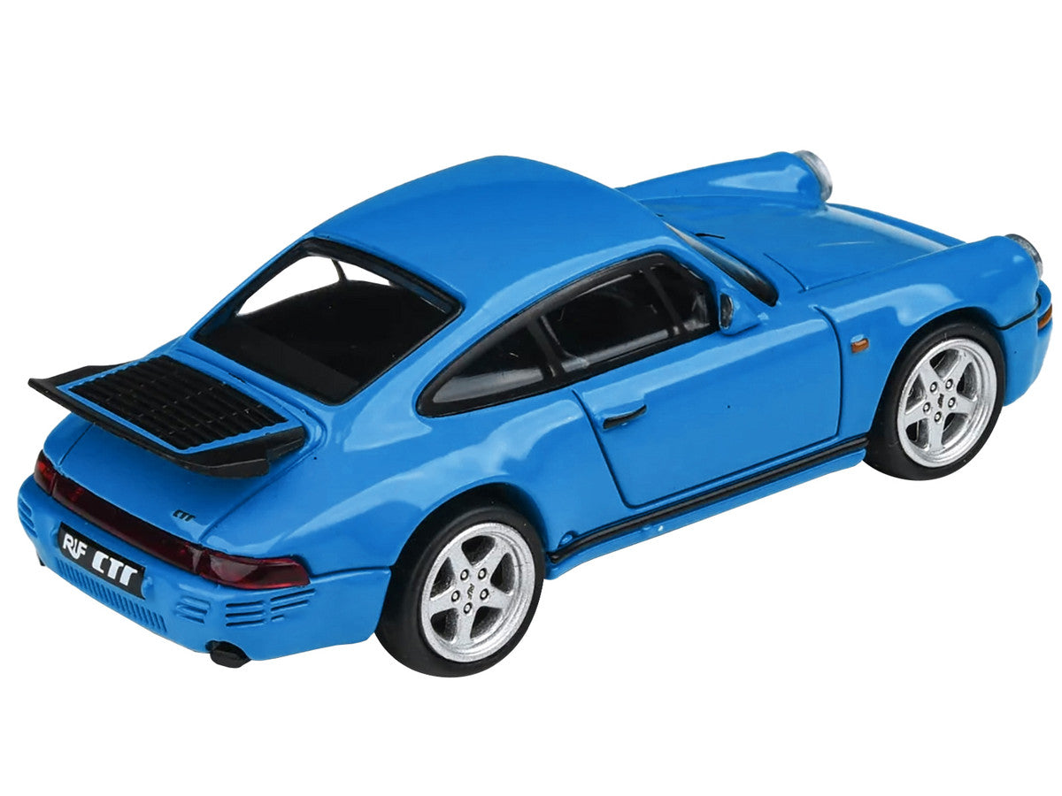 1987 RUF CTR Racing Blue 1/64 Diecast Model Car by Paragon Models LuxuryLifeWay Online Store