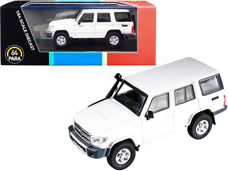 Toyota Land Cruiser 76 French Vanilla Pearl White 1/64 Diecast Model Car by Paragon LuxuryLifeWay Online Store