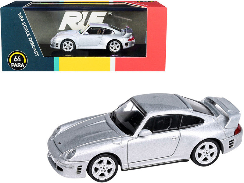 RUF CTR2 Silver Metallic 1/64 Diecast Model Car by Paragon LuxuryLifeWay Online Store