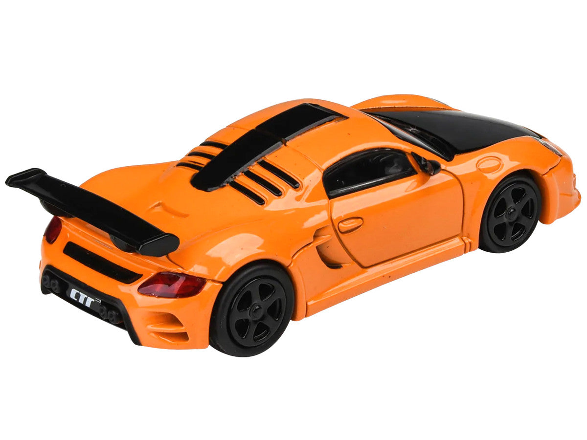 2012 RUF CTR3 Clubsport Orange with Black Hood 1/64 Diecast Model Car by Paragon Models LuxuryLifeWay Online Store