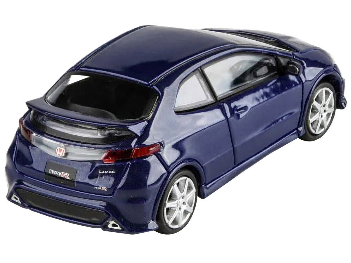 2007 Honda Civic Type R FN2 Sapphire Blue Metallic 1/64 Diecast Model Car by Paragon Models LuxuryLifeWay Online Store
