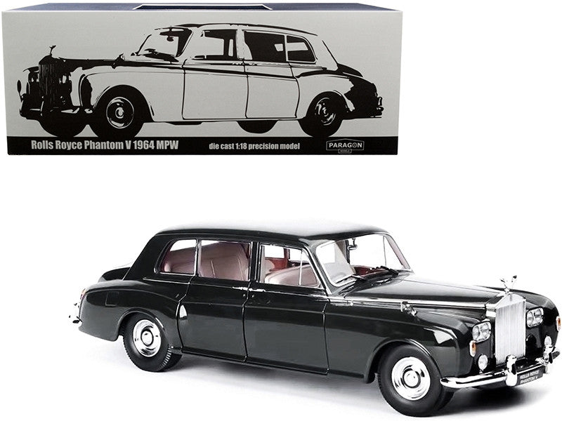 1964 Rolls Royce Phantom V Brewster Green 1/18 Diecast Model Car by Paragon LuxuryLifeWay Online Store