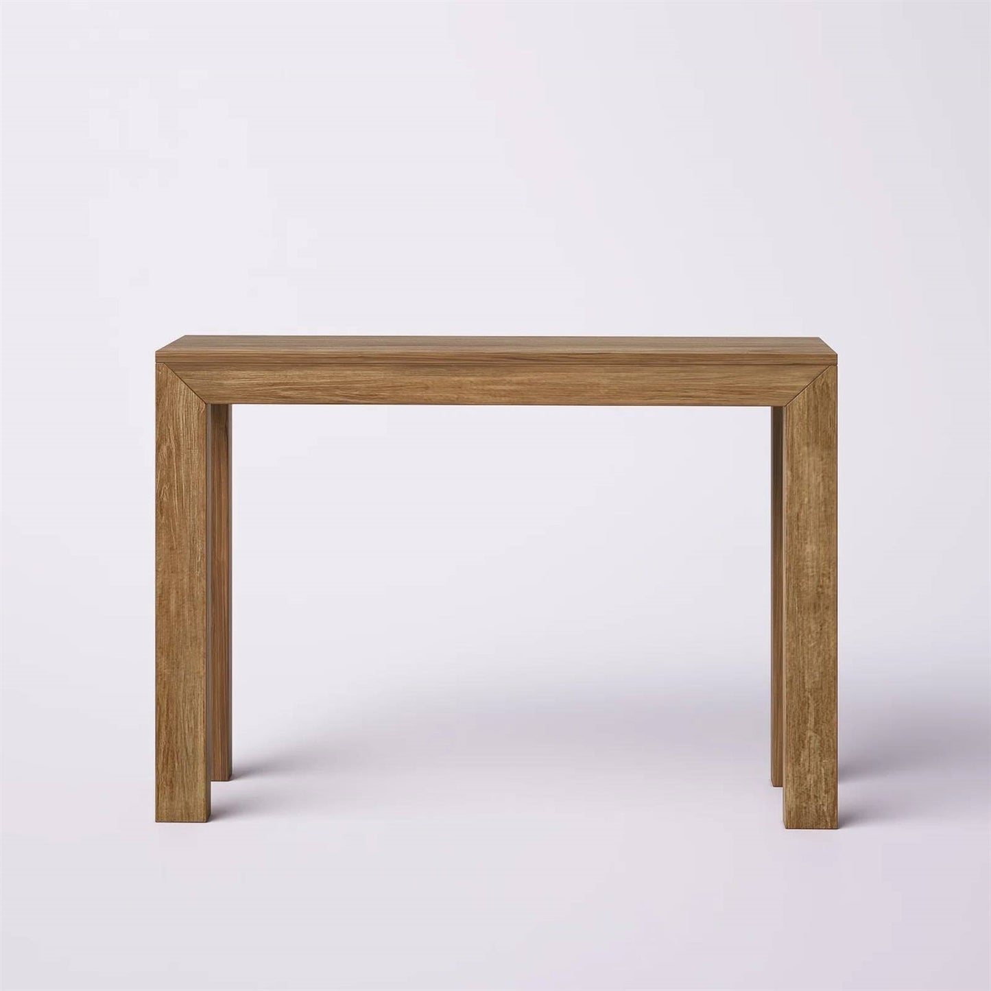 Solid Wood Modern Accent Console Table / Sofa Table in Medium Brown Pecan Finish LuxuryLifeWay Online Store