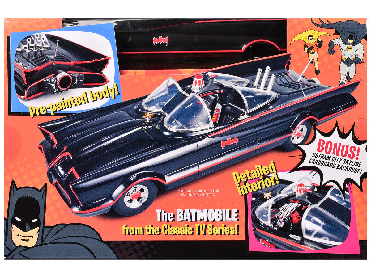 Skill 2 Model Kit Batmobile "Batman" (1966-1968) TV Series 1/25 Scale Model by Polar Lights LuxuryLifeWay Online Store
