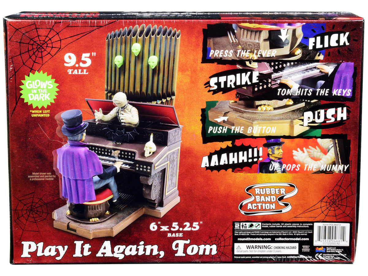Skill 2 Model Kit Haunted Manor "Play it Again Tom" Diorama Set 1/12 Scale Model by Polar Lights LuxuryLifeWay Online Store