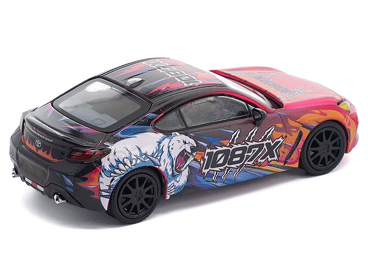 Toyota GR86 #823 1087X "Toyota GR86 Cup" (2025) 1/64 Diecast Model Car by Pop Race LuxuryLifeWay Online Store