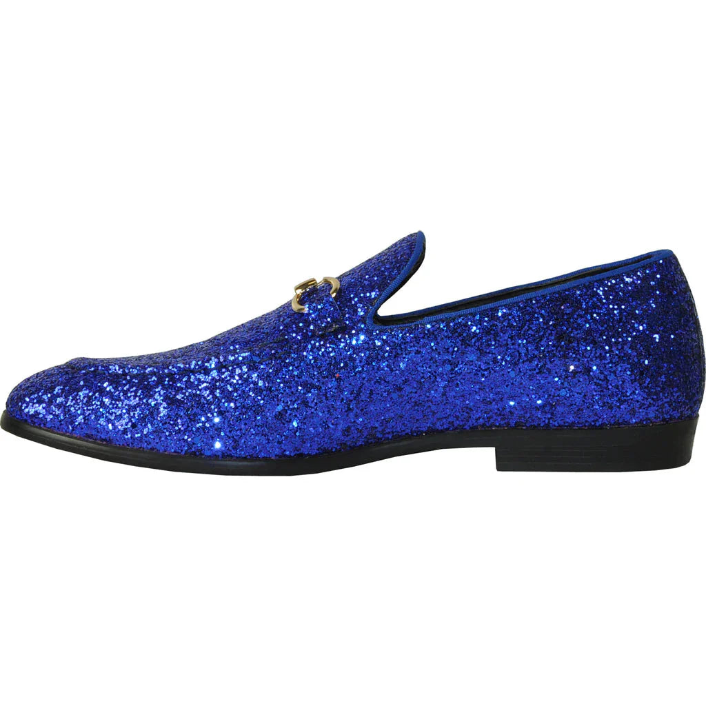"Bravo" Blue Glitter Tuxedo & Prom Shoes LuxuryLifeWay Online Store
