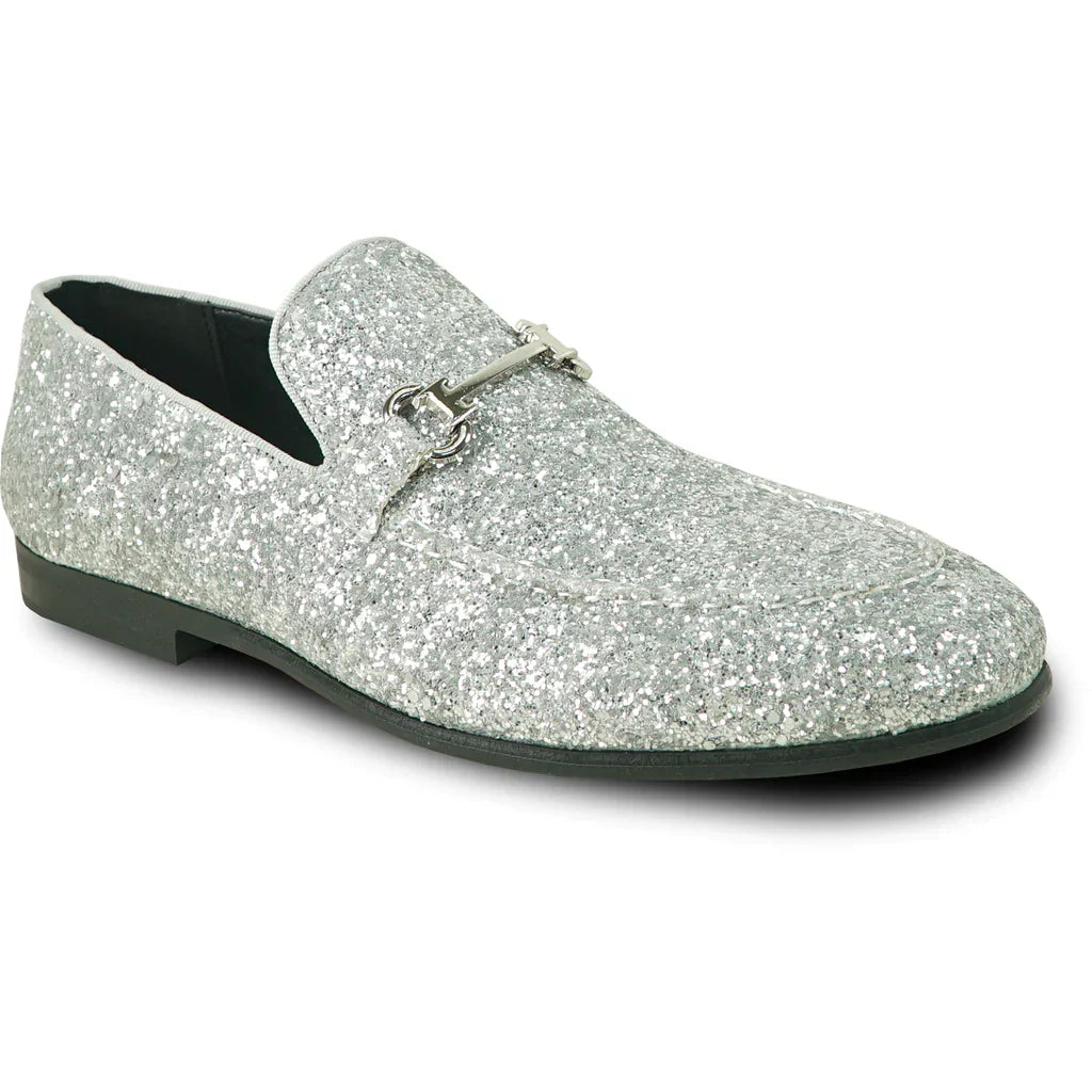 "Bravo" Silver Glitter Tuxedo & Prom Shoes LuxuryLifeWay Online Store