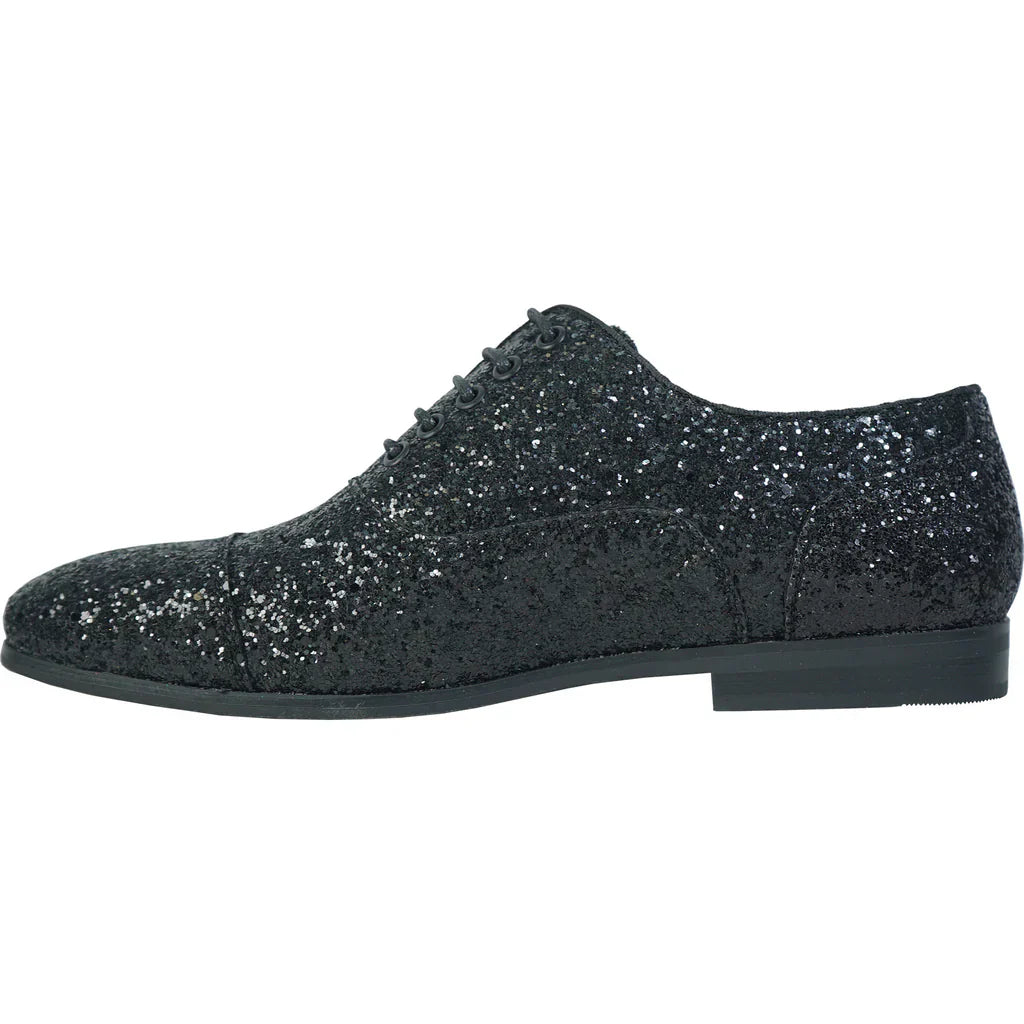 BRAVO Men Dress Shoe PROM-3 Loafer Shoe for Prom & Wedding Black LuxuryLifeWay Online Store