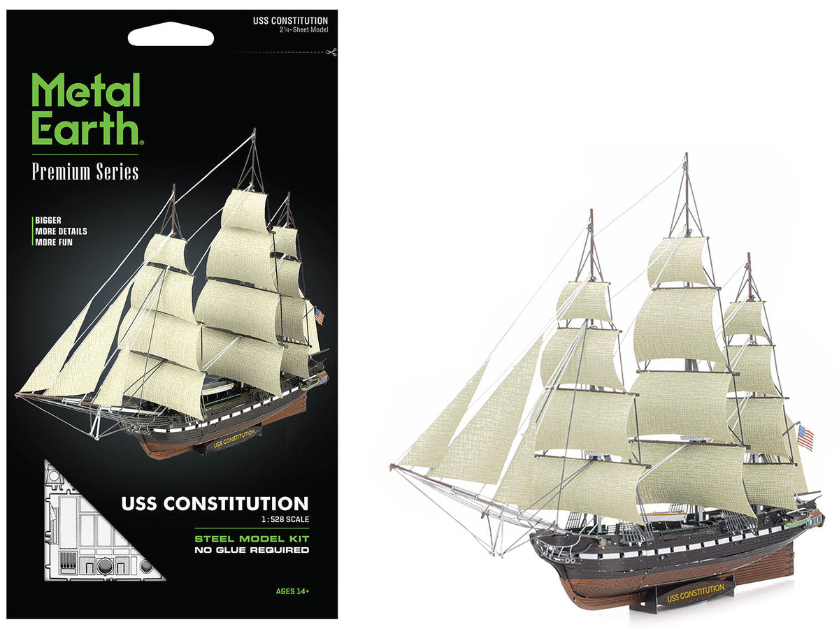 Model Kit USS Constitution Warship (Challenging Difficulty) Steel Model by Metal Earth LuxuryLifeWay Online Store