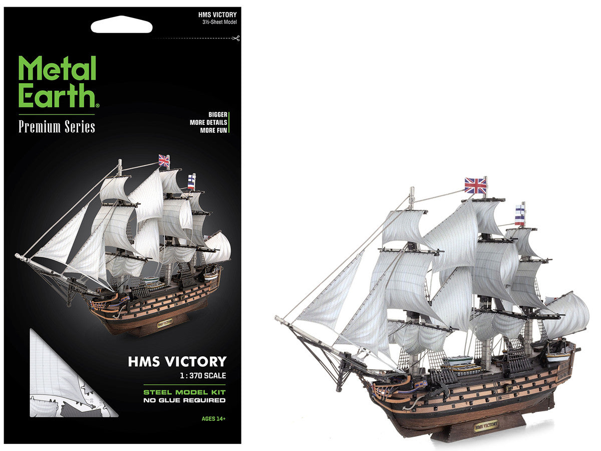 Model Kit HMS Victory British Navy Ship (Challenging Difficulty) Steel Model by Metal Earth LuxuryLifeWay Online Store