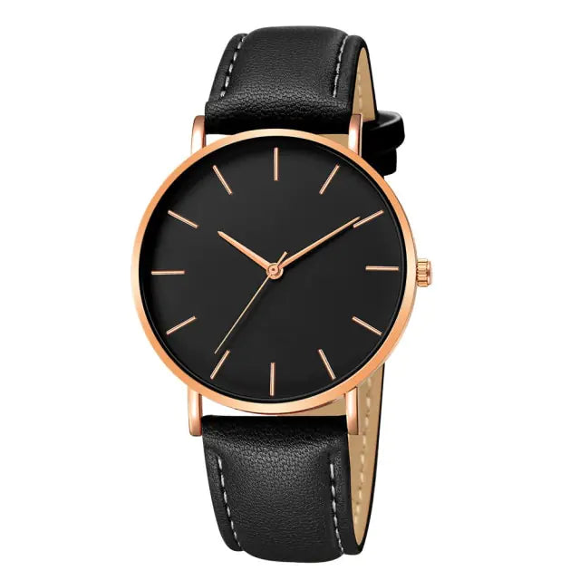 Simple Leather Men's Luxury Watches