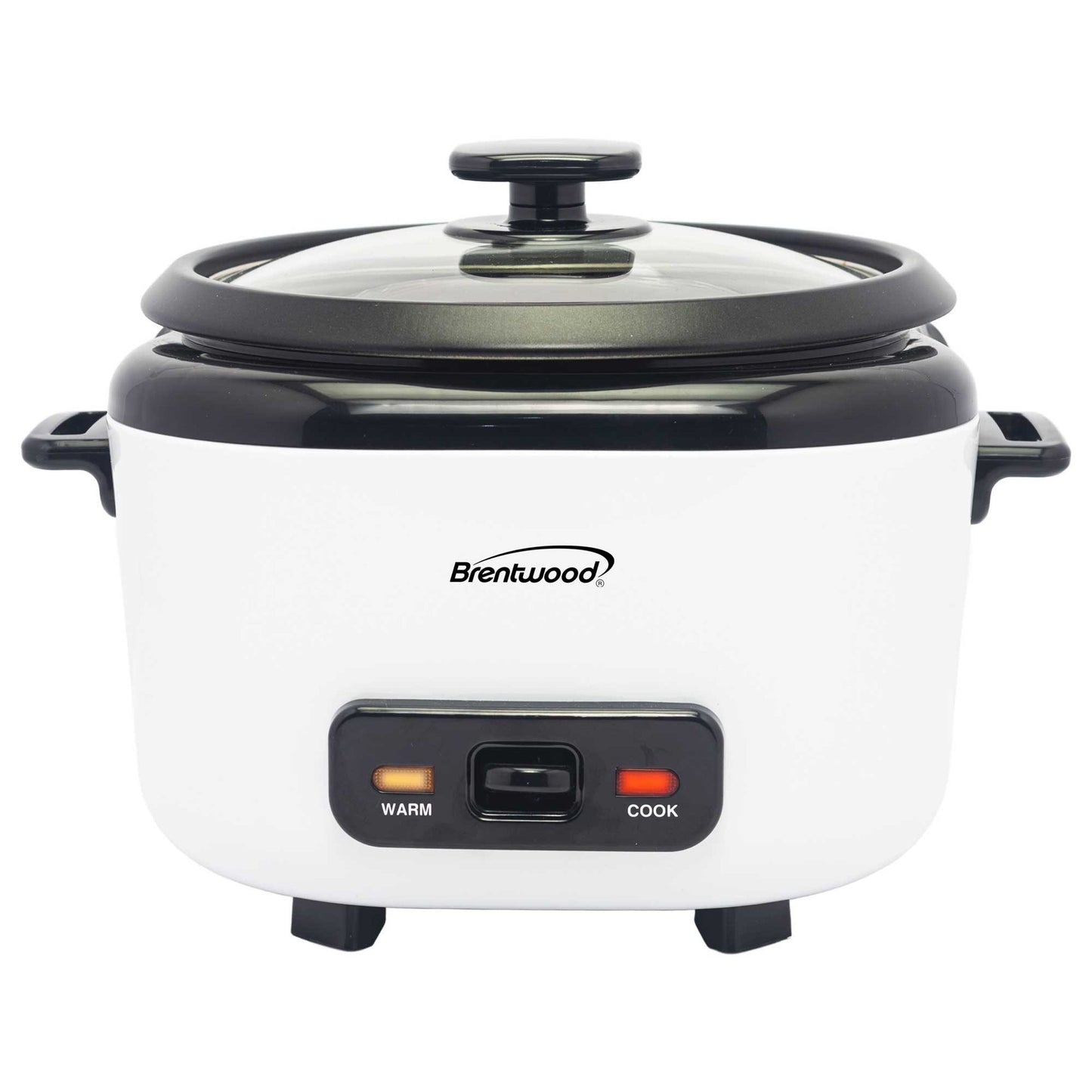 Brentwood 16 Cup Cooked Rice Cooker with Steam in White LuxuryLifeWay Online Store
