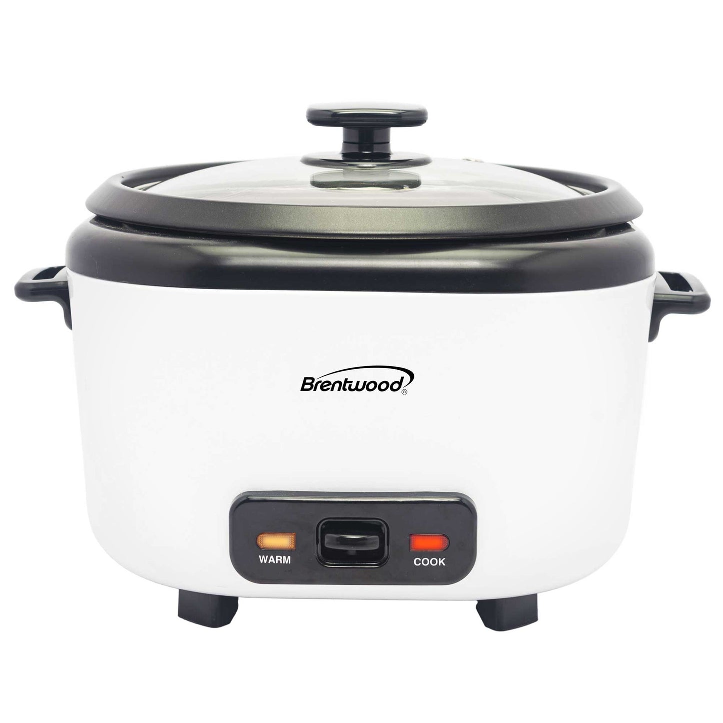 Brentwood 20 Cups Cooked Rice Cooker with Steam Tray in White LuxuryLifeWay Online Store