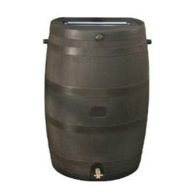 50-Gallon Brown Rain Water Collection Barrel with Brass Spigot LuxuryLifeWay Online Store
