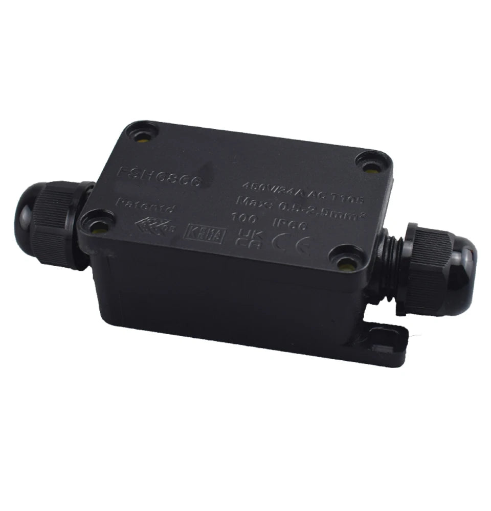 IP66 Waterproof Junction Box 2 Way 3 Way 3mm-6.5mm Cable Connector Sealed Retardant Electrical Outdoor Waterproof Box Pi-Mart
